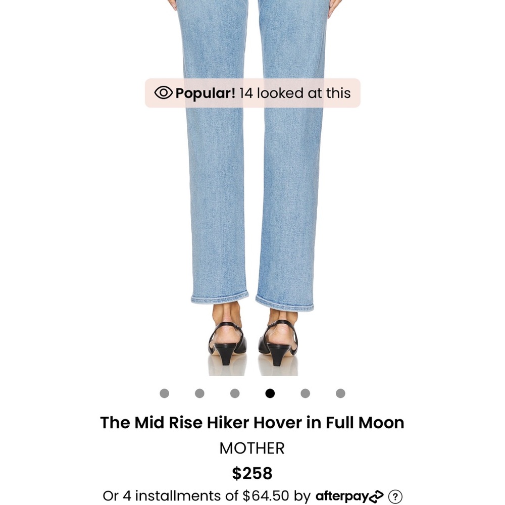 Mother high waisted hiker hover size 27 - Picture 9 of 10